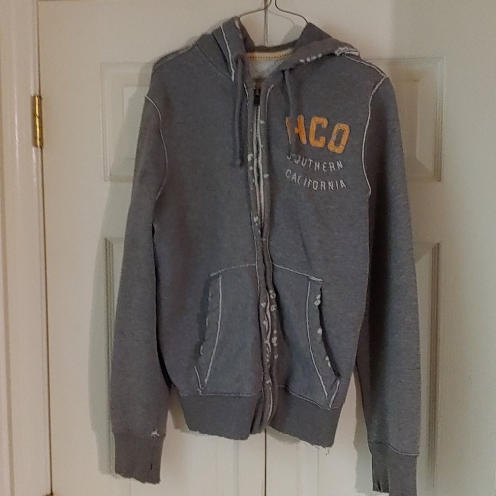 Hollister SoCal Distressed Hooded Sweatshirt
